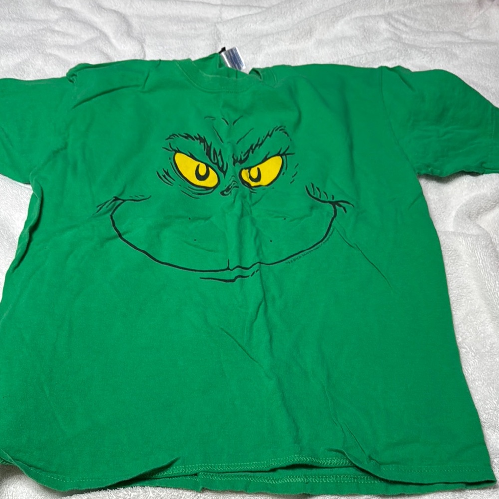 Green Shirt with Graphic Design